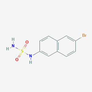 molecular formula C10H9BrN2O2S B8691856 2-Bromo-6-(sulfamoylamino)naphthalene 