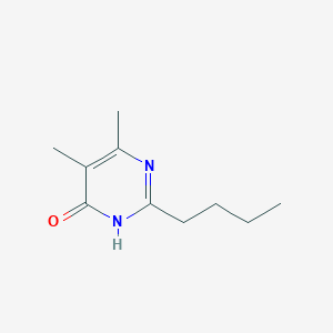 2-butyl-5,6-dimethyl-1H-pyrimidin-4-one