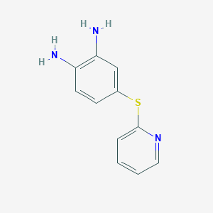4-[(Pyridin-2-yl)sulfanyl]benzene-1,2-diamine