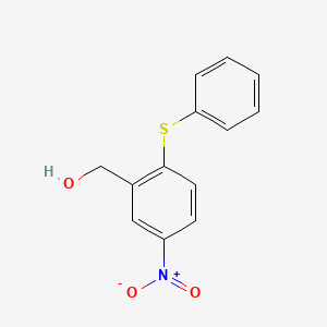 [5-Nitro-2-(phenylsulfanyl)phenyl]methanol