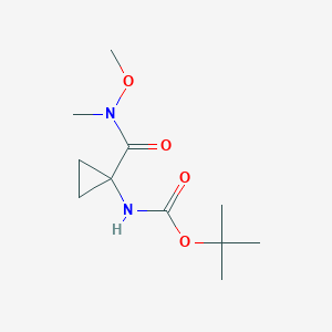 Tert-butyl 1-(methoxy(methyl)carbamoyl)cyclopropylcarbamate