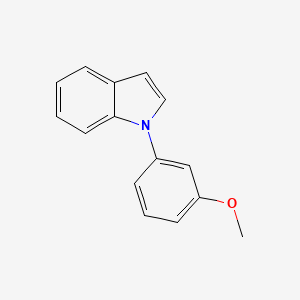molecular formula C15H13NO B8692016 1-(3-Methoxyphenyl)-1H-indole 