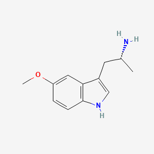 molecular formula C12H16N2O B8692048 (2R)-1-(5-methoxyindol-3-yl)prop-2-ylamine 