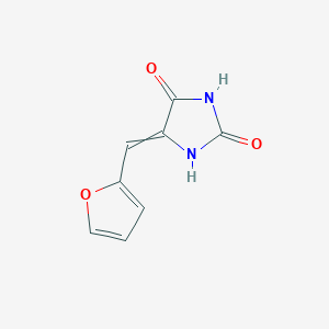 molecular formula C8H6N2O3 B8692056 5-(2-Furanylmethylidene)imidazolidine-2,4-dione 