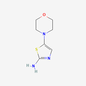 molecular formula C7H11N3OS B8692082 5-Morpholin-4-yl-thiazol-2-ylamine 