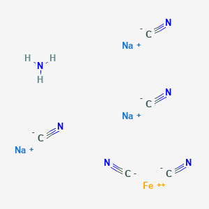 molecular formula C5H3FeN6Na3 B086921 五氰氨合铁酸三钠 CAS No. 14099-05-9
