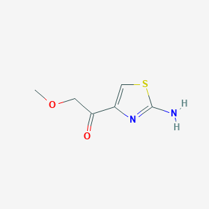 1-(2-Amino-1,3-thiazol-4-YL)-2-methoxyethan-1-one