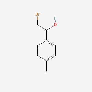 molecular formula C9H11BrO B8692196 2-Bromo-1-(4-methylphenyl)ethan-1-ol 