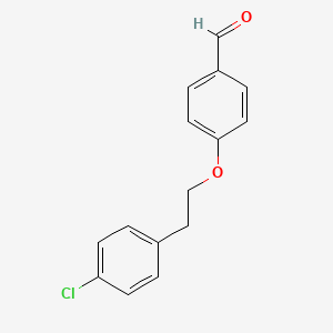 4-[2-(4-Chlorophenyl)ethoxy]benzaldehyde