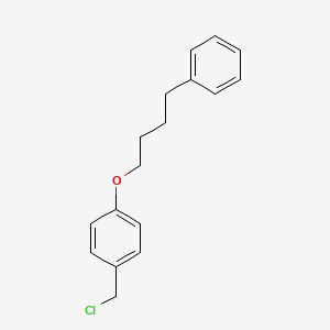 molecular formula C17H19ClO B8692205 1-(Chloromethyl)-4-(4-phenylbutoxy)benzene CAS No. 108807-22-3