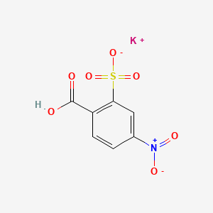 molecular formula C7H4KNO7S B8692280 Potassium,4-nitro-2-sulfobenzoic acid 