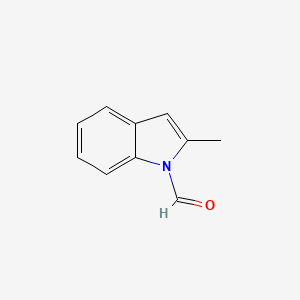 molecular formula C10H9NO B8692300 2-Methyl-1H-indole-1-carbaldehyde 