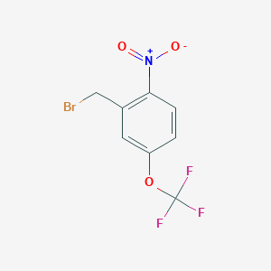 Benzene, 2-(bromomethyl)-1-nitro-4-(trifluoromethoxy)-
