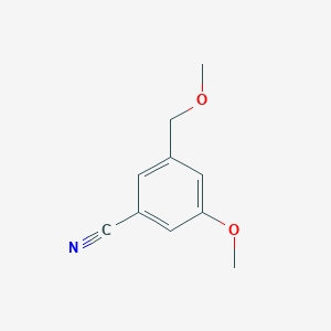 molecular formula C10H11NO2 B8692553 3-Methoxy-5-methoxymethyl-benzonitrile 