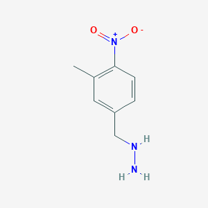 molecular formula C8H11N3O2 B8692572 [(3-Methyl-4-nitrophenyl)methyl]hydrazine CAS No. 866638-96-2