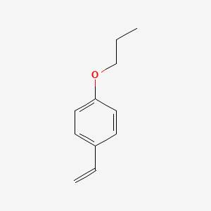 molecular formula C11H14O B8692784 1-Propoxy-4-vinylbenzene 