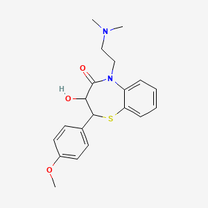 molecular formula C20H24N2O3S B8692793 Desacetyl Diltiazem 