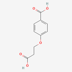 molecular formula C10H10O5 B8692819 4-(2-Carboxyethoxy)benzoic acid CAS No. 35005-19-7