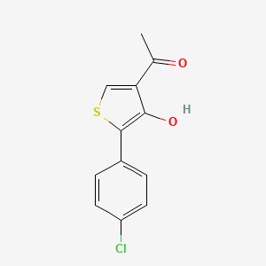 B8692826 1-[5-(4-Chlorophenyl)-4-hydroxythiophen-3-yl]ethan-1-one CAS No. 808123-65-1