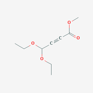 molecular formula C9H14O4 B8692902 Methyl 4,4-diethoxybut-2-ynoate CAS No. 93832-26-9