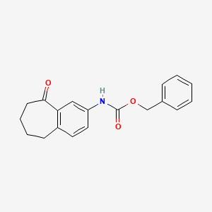 molecular formula C19H19NO3 B8692904 Benzyl 9-oxo-6,7,8,9-tetrahydro-5H-benzo[7]annulene-2-ylcarbamate 