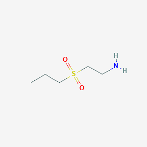 molecular formula C5H13NO2S B8692933 2-(Propylsulfonyl)ethanamine CAS No. 771583-65-4