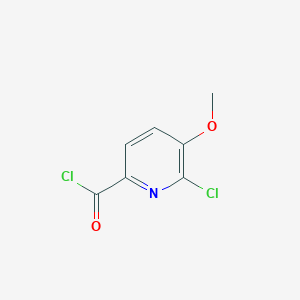 6-Chloro-5-methoxypyridine-2-carbonyl chloride