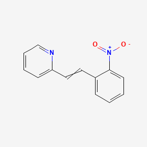 molecular formula C13H10N2O2 B8693115 2-[2-(2-Nitrophenyl)ethenyl]pyridine CAS No. 50385-24-5