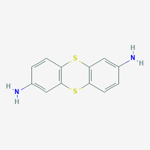 molecular formula C12H10N2S2 B8693144 2,7-Diaminothianthrene CAS No. 60785-14-0