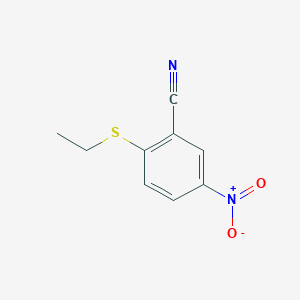 2-(Ethylsulfanyl)-5-nitrobenzonitrile