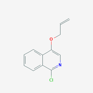 molecular formula C12H10ClNO B8693246 4-(Allyloxy)-1-chloroisoquinoline 