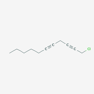 molecular formula C11H15Cl B8693331 1-Chloroundeca-2,5-diyne CAS No. 81366-80-5