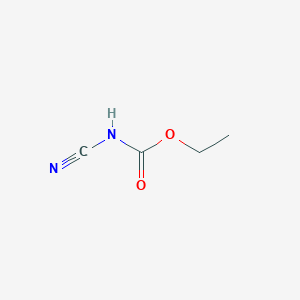 molecular formula C4H6N2O2 B8693350 Ethoxycarbonylcyanamide 