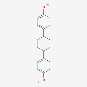 molecular formula C18H20O2 B8693387 4,4'-(1,4-Cyclohexanediyl)bisphenol 