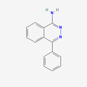molecular formula C14H11N3 B8693395 4-Phenylphthalazin-1-amine 