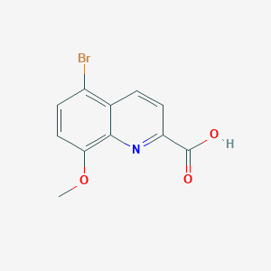 2-Quinolinecarboxylic acid, 5-bromo-8-methoxy-