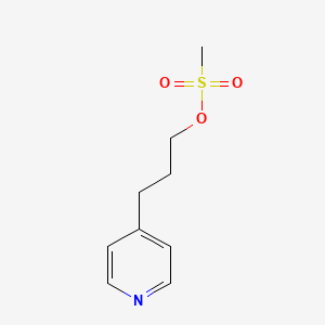 4-Pyridinepropanol, 4-methanesulfonate