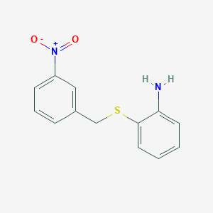 2-((3-Nitrobenzyl)thio)aniline