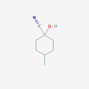 molecular formula C8H13NO B8693490 4-Methyl-1-hydroxycyclohexanecarbonitrile 