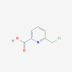 molecular formula C7H6ClNO2 B8693495 2-Pyridinecarboxylic acid, 6-(chloromethyl)- 