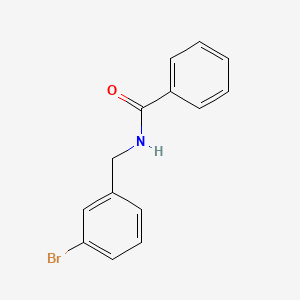 molecular formula C14H12BrNO B8693513 N-[(3-bromophenyl)methyl]benzamide 