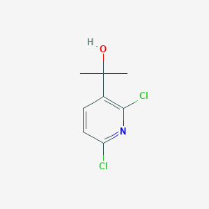 molecular formula C8H9Cl2NO B8693609 2-(2,6-Dichloropyridin-3-yl)propan-2-ol 