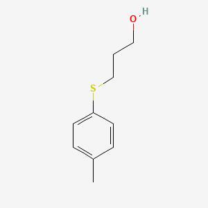 molecular formula C10H14OS B8693681 3-[(4-Methylphenyl)sulfanyl]propan-1-ol CAS No. 3147-28-2