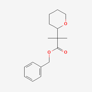benzyl 2-methyl-2-(tetrahydro-2H-pyran-2-yl)propanoate