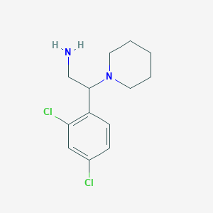 beta-(2,4-Dichlorophenyl)-1-piperidineethanamine