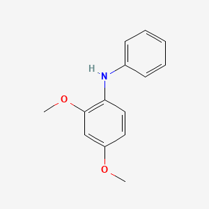molecular formula C14H15NO2 B8693895 2,4-dimethoxy-N-phenylaniline CAS No. 90043-09-7