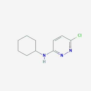 molecular formula C10H14ClN3 B086939 6-氯-N-环己基吡啶嗪-3-胺 CAS No. 1014-77-3