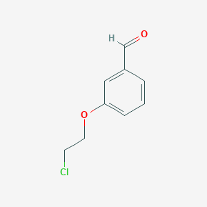 molecular formula C9H9ClO2 B8693936 3-(2-Chloroethoxy)benzaldehyde 