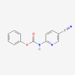 Phenyl (5-cyanopyridin-2-yl)carbamate