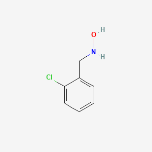 molecular formula C7H8ClNO B8694008 N-[(2-Chlorophenyl)methyl]hydroxylamine 